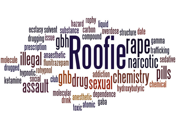 Roofie, szó felhő fogalmát 5 - Fotó, kép
