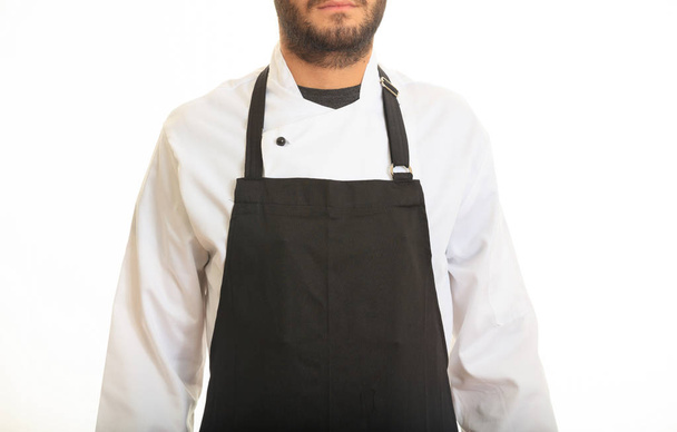 Chef con delantal negro
 - Foto, imagen