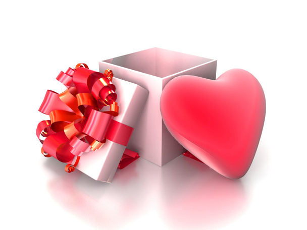 Gift from heart - Foto, afbeelding