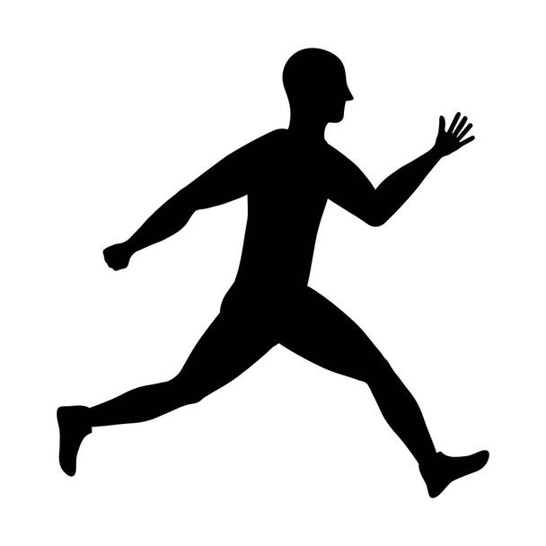 フィットネスを走っている人 - ベクター画像