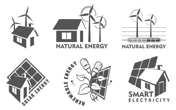 Ökoenergieset - Vektor, Bild