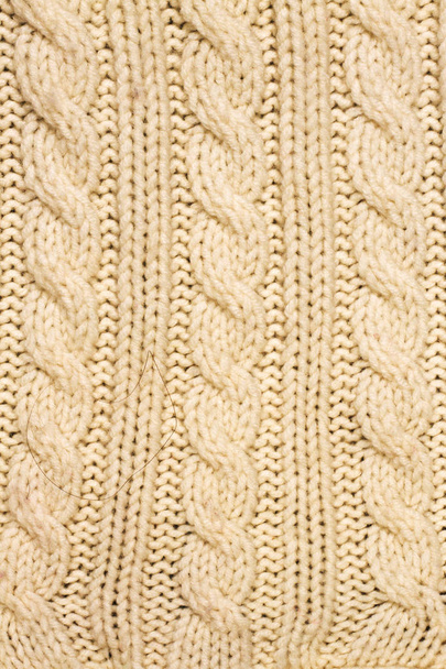 Knitted wool texture background - Фото, изображение