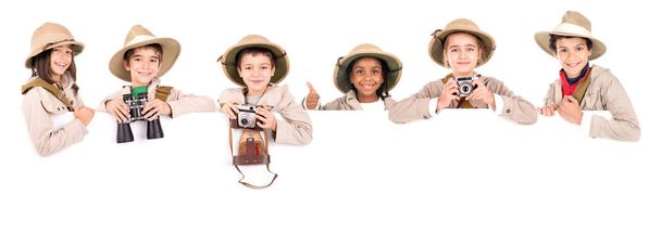 Kids ready for adventure - Photo, Image