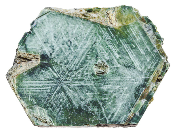 Phlogopite (mica de magnésio) rocha isolada
 - Foto, Imagem