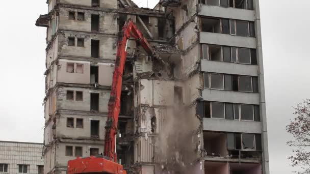 Demolition of buildings - Footage, Video