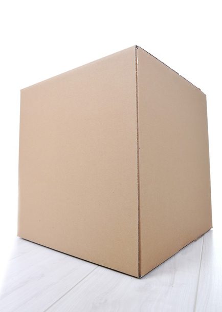 Paper box for packaging isolated - Foto, Bild