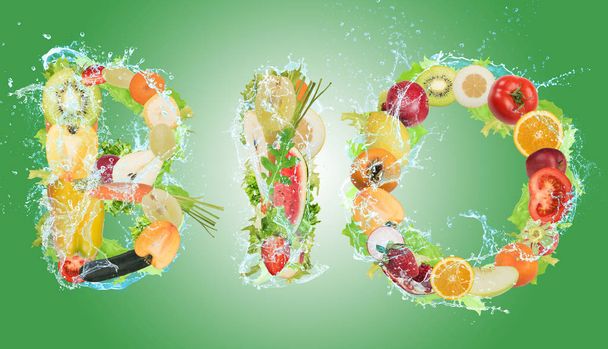 Sağlıklı yaşam için sağlıklı Bio yemek - Fotoğraf, Görsel