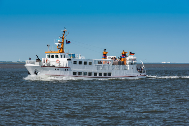 Ferry in de Noordzee - Foto, afbeelding
