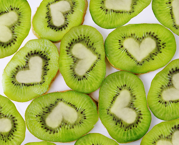 Kiwi coração
 - Foto, Imagem