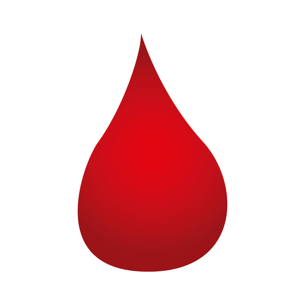 gota de sangue ícone isolado
 - Vetor, Imagem