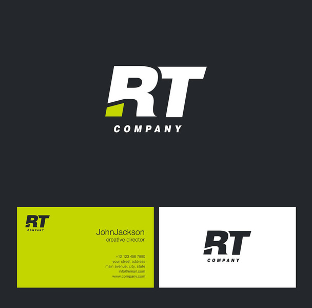 Логотип літери R & T
   - Вектор, зображення
