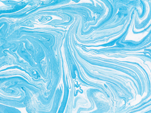 Hand drawn abstract marble texture. Handmade with liquid paint. - Fotó, kép