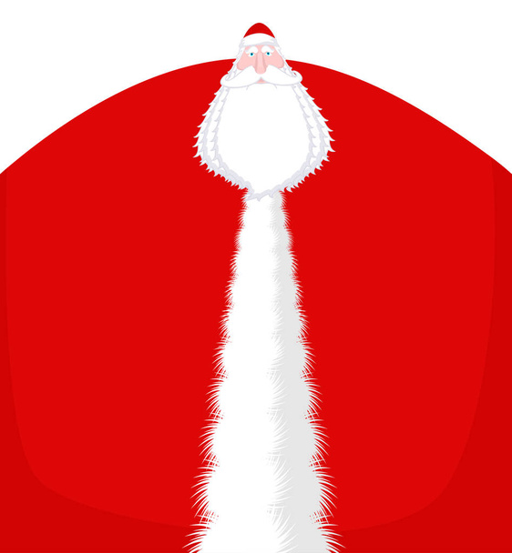 Russian Santa Claus ( Ded moroz). Santa de Rusia- Padre Frost
. - Vector, imagen
