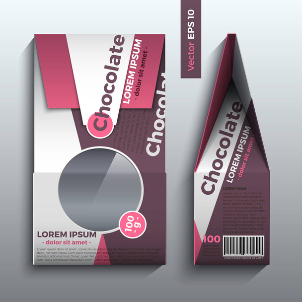 Chocolate packing 5 - Vector, Image