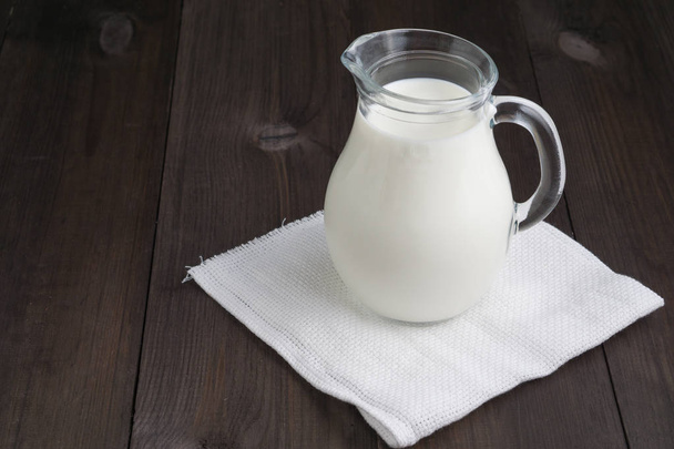 jug with milk - Фото, изображение