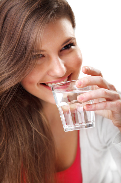 woman with glass of water - Foto, Bild