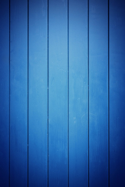 Closeup of blue wood planks texture background - Foto, Bild