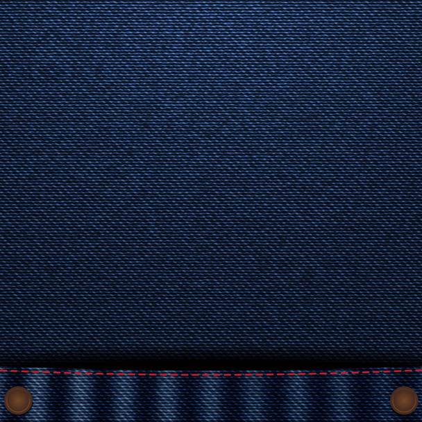 Jeans azul close up bolso vetor ilustração
 - Vetor, Imagem