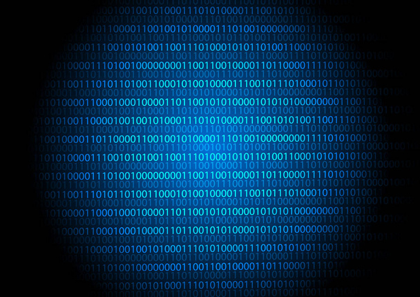 Abstract binary code background - Vector, Image