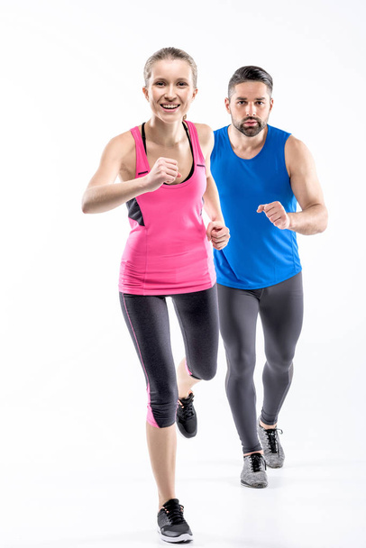 Muž a žena, jogging - Fotografie, Obrázek