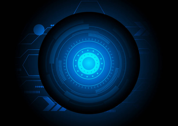 Abstract circle technology background - Vector, Image