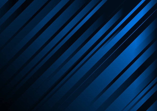 Abstract dark blue background vector template - Vector, Image