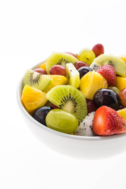 Mixed fruit in white plate - Photo, Image