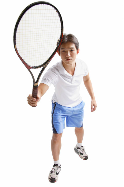 man holding tennis racket - Фото, зображення