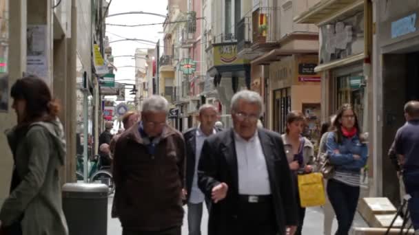 ulice Barcelony - Materiał filmowy, wideo