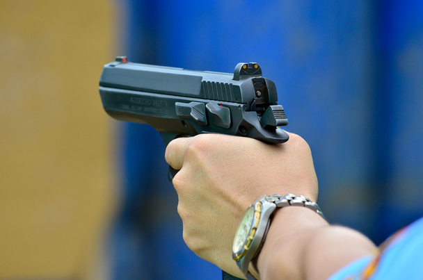 Firearm shooting practice - Photo, Image