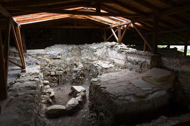 Archaeological site in Greece. Platamonas castle area - Photo, Image