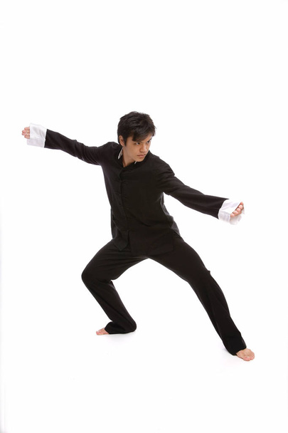 man practicing martial arts - Фото, зображення