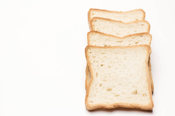 bread on a white background - Foto, Bild