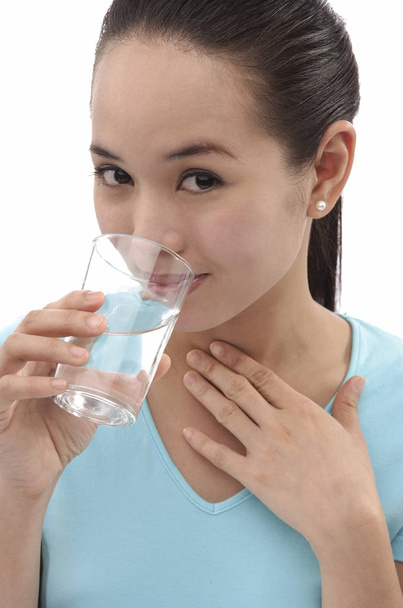 woman drinking water  - Φωτογραφία, εικόνα
