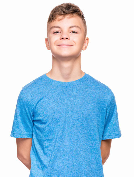Emotional portrait of teen boy - Фото, зображення