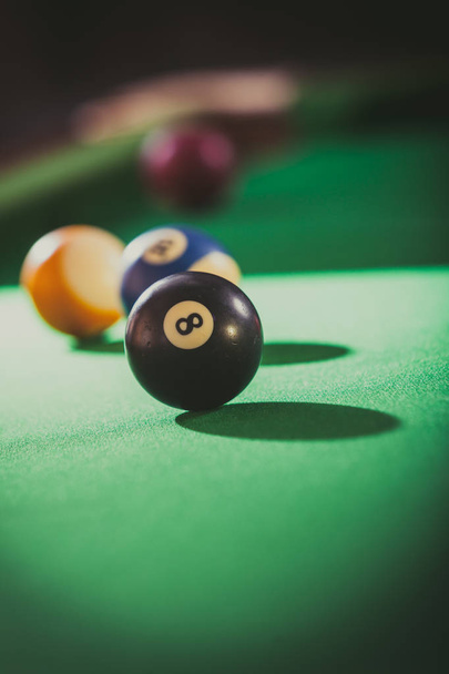 Snooker ball on billiard table - Foto, immagini