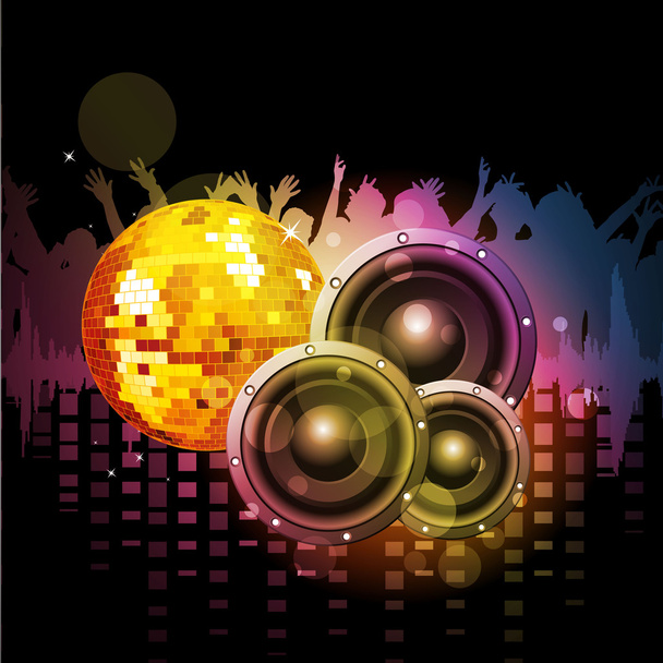 Abstract musical party background. EPS 10. - Vector, Image