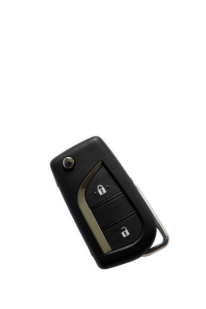 автомобільний ключ з пультом дистанційного керування ізольований на білому
. - Фото, зображення