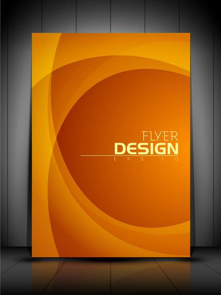 Professional business flyer template or corporate banner design, - Vector, Image