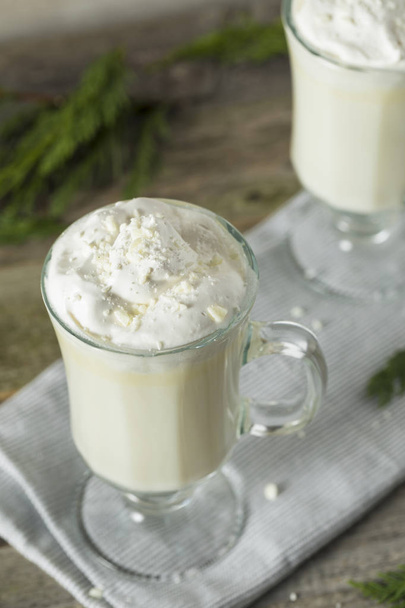 Homemade Sweet White Hot Chocolate - Foto, Imagen