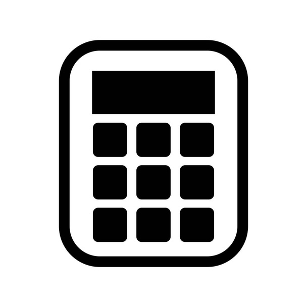 calcolatrice matematica isolato icona
 - Vettoriali, immagini