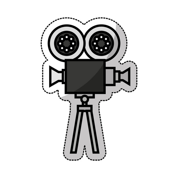 izolované ikona videokamery - Vektor, obrázek