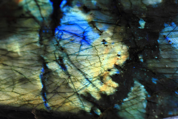 labradoriet minerale achtergrond - Foto, afbeelding