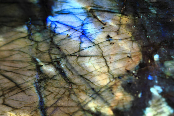 Labradorit mineralischer Hintergrund - Foto, Bild