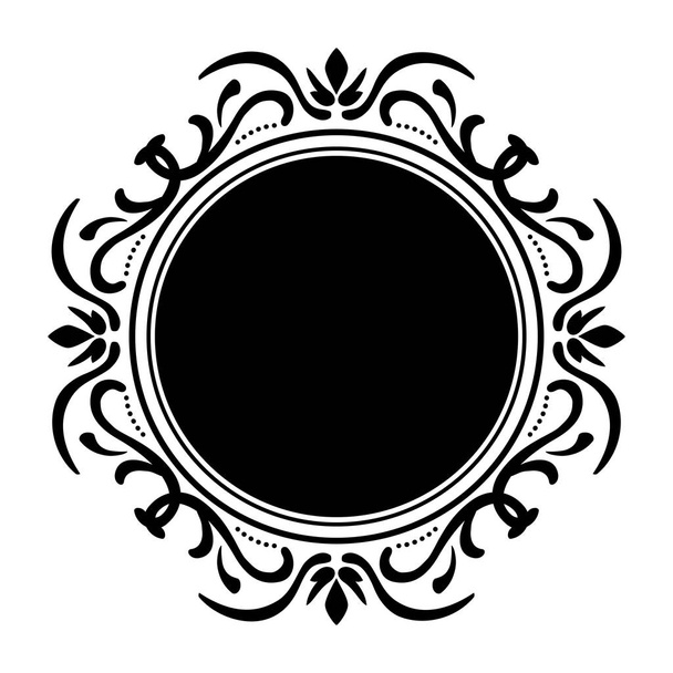 Ornamental border insignia - Vector, Imagen