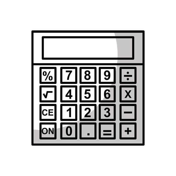 calculadora matemáticas icono aislado
 - Vector, imagen