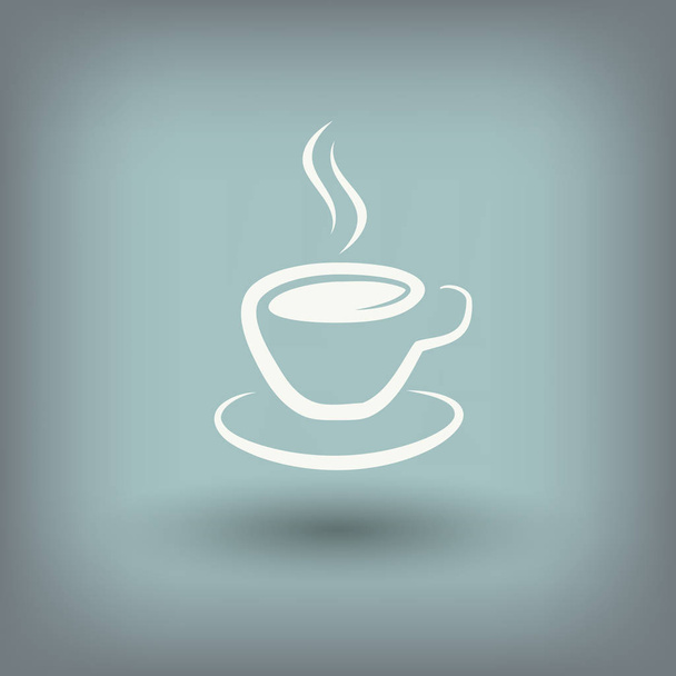 Pictograph of cup icon - Vector, Image