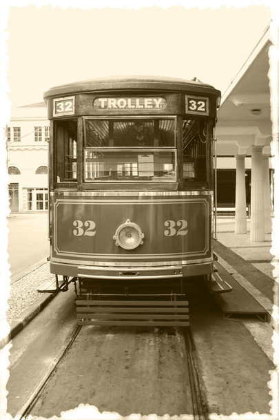 antieke trolley koffer - Foto, afbeelding