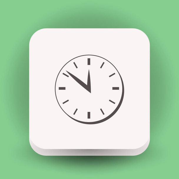 Pictograph of clock for design - Vector, Image