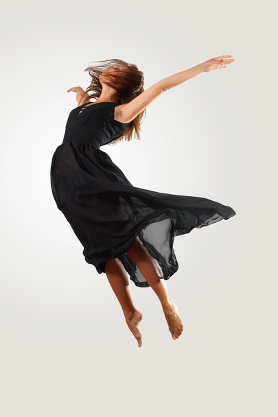 Young female dancer jumping - Foto, Imagem